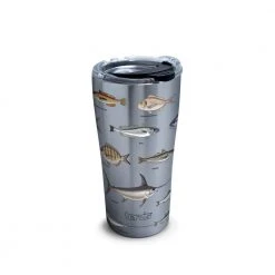 Tervis Saltwater Fish 20 oz Stainless Steel Tumbler with Lid - Insulated, Durable, and Stylish