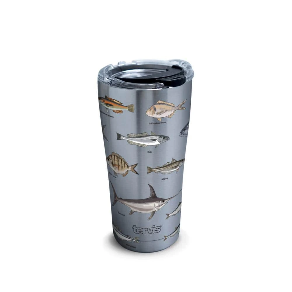 Tervis Saltwater Fish 20 oz Stainless Steel Tumbler with Lid - Insulated, Durable, and Stylish 1 Tervis Saltwater Fish 20 oz Stainless Steel Tumbler with Lid - Insulated, Durable, and Stylish