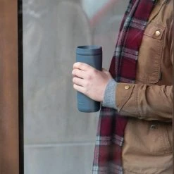 Thermos Guardian 18 oz. Slate Blue Stainless Steel Tumbler - Leakproof & Insulated 15 Thermos Guardian 18 oz. Slate Blue Stainless Steel Tumbler - Leakproof & Insulated -Drinkware Shop slate blue thermos drinking glasses sets ts1319db4 31 1000