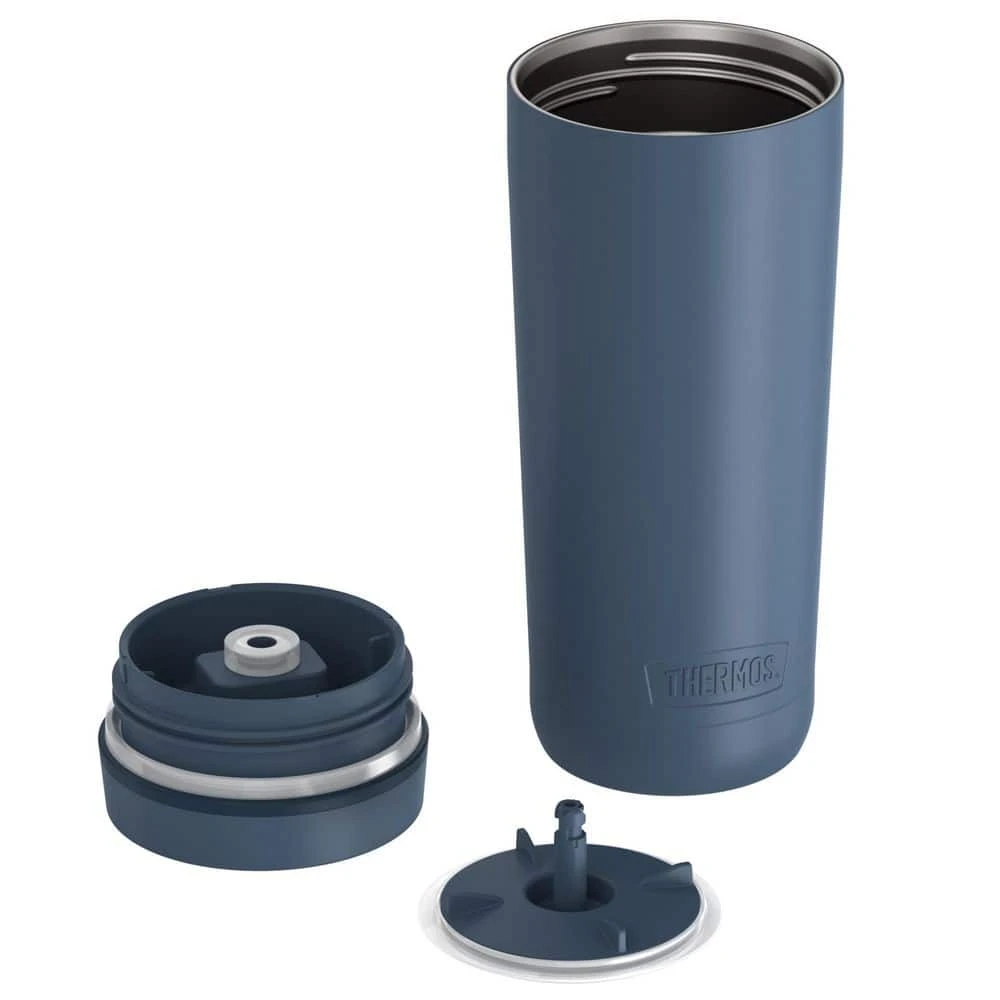 Thermos Guardian 18 oz. Slate Blue Stainless Steel Tumbler - Leakproof & Insulated 5 Thermos Guardian 18 oz. Slate Blue Stainless Steel Tumbler - Leakproof & Insulated - Image 5