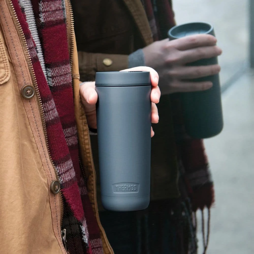 Thermos Guardian 18 oz. Slate Blue Stainless Steel Tumbler - Leakproof & Insulated 6 Thermos Guardian 18 oz. Slate Blue Stainless Steel Tumbler - Leakproof & Insulated - Image 6