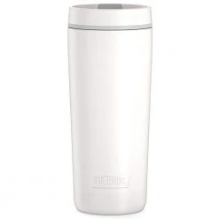 Thermos Guardian 18 oz. Vacuum-Insulated Sleet White Stainless Steel Tumbler - Keep Drinks Hot or Cold