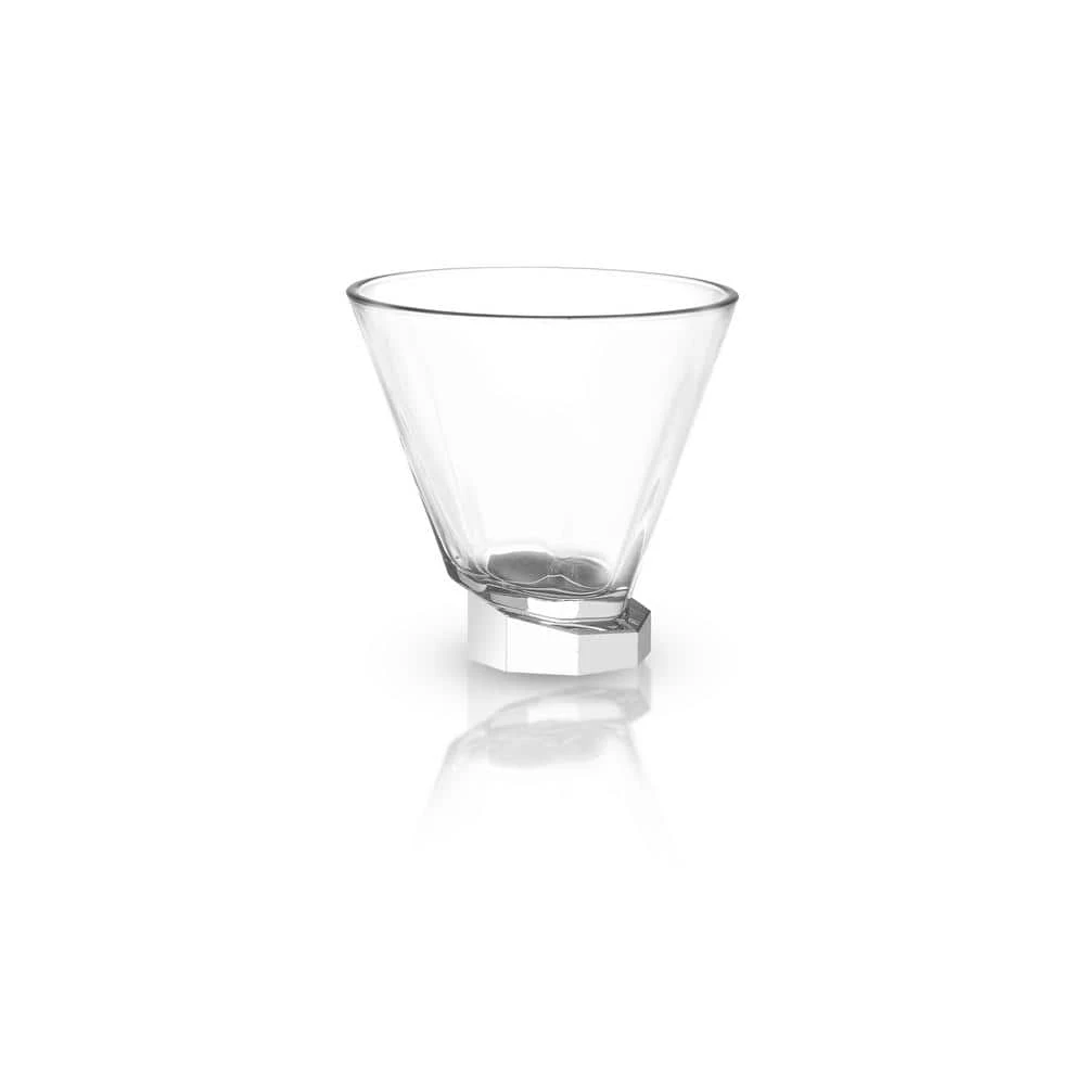 JoyJolt Aqua Vitae 8.1 oz. Octagon Martini Glasses - Set of 2 Elegant Cocktail Glasses 1 JoyJolt Aqua Vitae 8.1 oz. Octagon Martini Glasses - Set of 2 Elegant Cocktail Glasses
