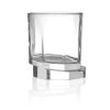 JoyJolt Aqua Vitae 10.5 oz. Off Base Octagon Whiskey Glasses (Set of 2) - Elegant Cocktail & Whiskey Tumblers