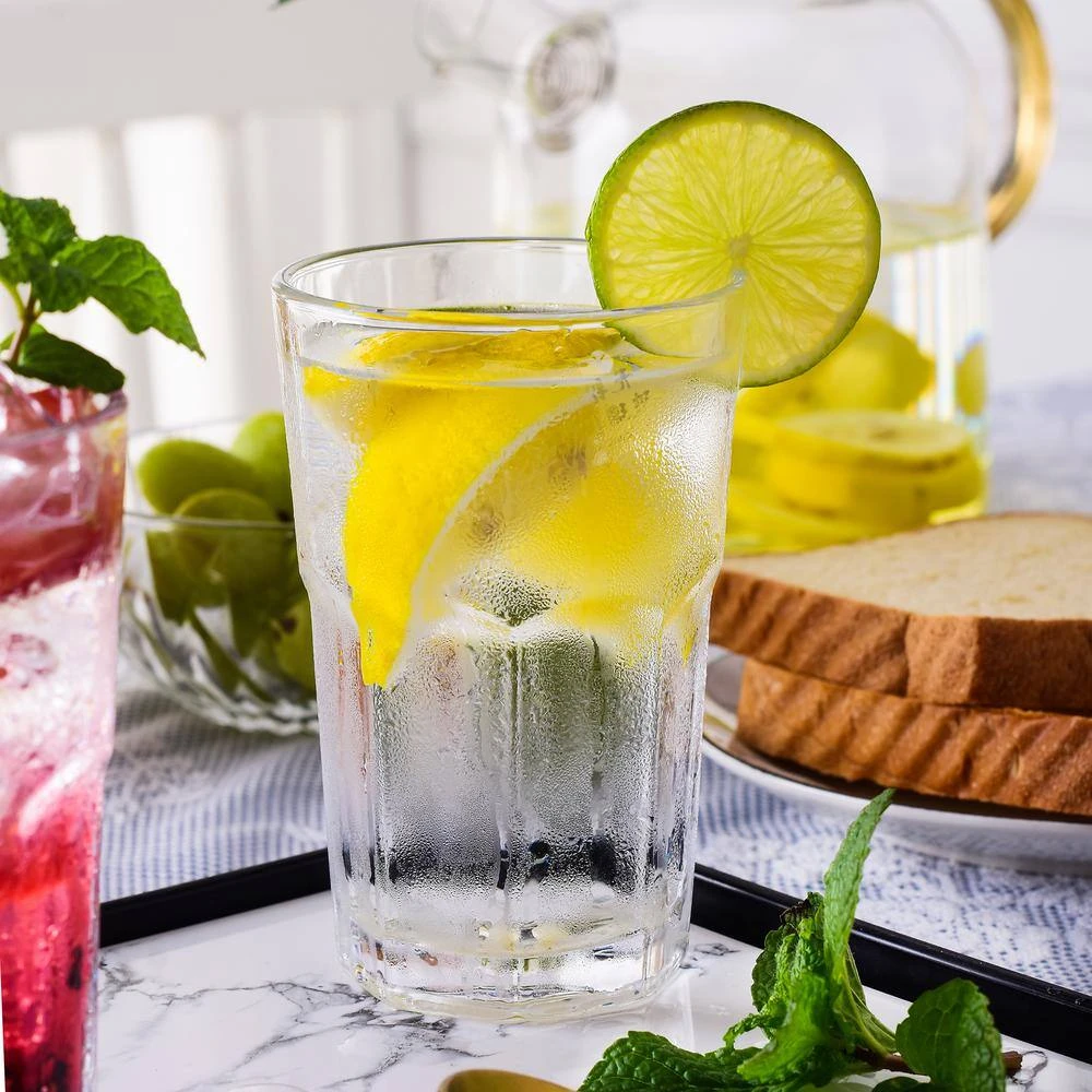 10 oz. Modern Crystal Soda Highball Glass Set of 6 - Elegant Cocktail Glasses by Amisglass 4 10 oz. Modern Crystal Soda Highball Glass Set of 6 - Elegant Cocktail Glasses by Amisglass - Image 4