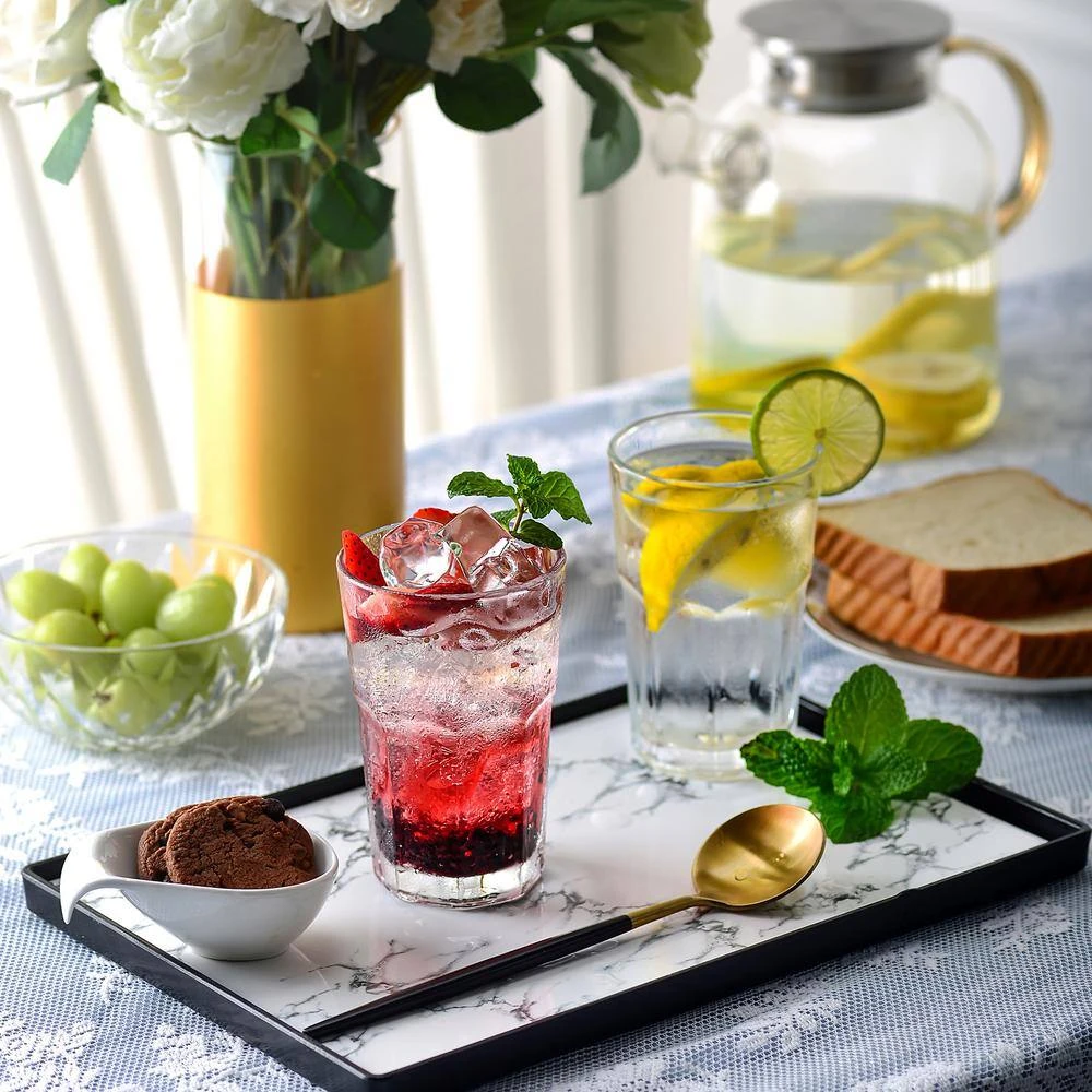 10 oz. Modern Crystal Soda Highball Glass Set of 6 - Elegant Cocktail Glasses by Amisglass 8 10 oz. Modern Crystal Soda Highball Glass Set of 6 - Elegant Cocktail Glasses by Amisglass - Image 8