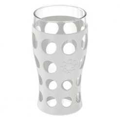 20 oz. Beverage Glasses with Protective Silicone Sleeves (Set of 4) by LIFEFACTORY - Durable Stemless Wine Glasses 10 20 oz. Beverage Glasses with Protective Silicone Sleeves (Set of 4) by LIFEFACTORY - Durable Stemless Wine Glasses -Drinkware Shop stemless wine glasses lf340400c4 1f 1000