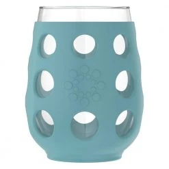 LIFEFACTORY 17 oz. Stemless Wine Glasses with Silicone Sleeves & Lids, Set of 4 - Shatterproof & Durable 9 LIFEFACTORY 17 oz. Stemless Wine Glasses with Silicone Sleeves & Lids, Set of 4 - Shatterproof & Durable -Drinkware Shop stemless wine glasses lg741mc4 1f 1000