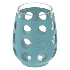 LIFEFACTORY 17 oz. Stemless Wine Glasses with Silicone Sleeves & Lids, Set of 4 - Shatterproof & Durable 11 LIFEFACTORY 17 oz. Stemless Wine Glasses with Silicone Sleeves & Lids, Set of 4 - Shatterproof & Durable -Drinkware Shop stemless wine glasses lg741mc4 fa 1000