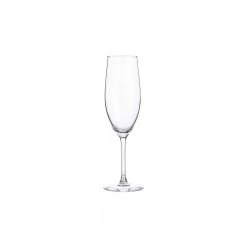 Stylish 8 oz. Glass Champagne Flutes Set of 4 - Elegant & Durable by StyleWell