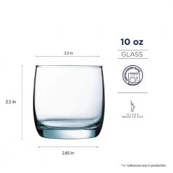 StyleWell 17 oz. and 10 oz. Glass Tumblers Set of 16 – Durable Drinking Glasses for Home, Bar, or Restaurant -Drinkware Shop stylewell drinking glasses sets p7778 1f 1000