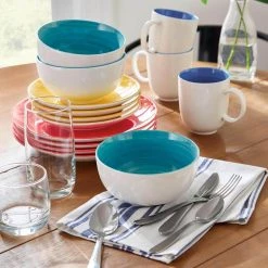 StyleWell 17 oz. and 10 oz. Glass Tumblers Set of 16 – Durable Drinking Glasses for Home, Bar, or Restaurant -Drinkware Shop stylewell drinking glasses sets p7778 77 1000