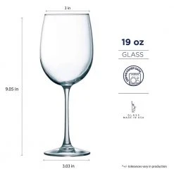 19 oz. White Wine Glasses (Set of 4) – Elegant & Durable by StyleWell -Drinkware Shop stylewell white wine glasses p7777 1f 1000