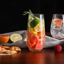 16.5 oz. Lead-Free Crystal Beverage Glasses (Set of 6) - Elegant Drinking Glasses by TABLE 12 -Drinkware Shop table 12 drinking glasses sets tglg6r30 31 1000