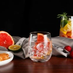 Elegant 15.5 oz. Lead-Free Crystal Beverage Glasses (Set of 6) by TABLE 12 -Drinkware Shop table 12 drinking glasses sets tgsm6r30 1f 1000