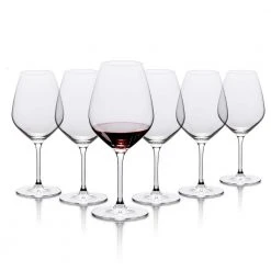19.25 oz. Red Wine Glasses (Set of 6) - Elegant & Durable by TABLE 12