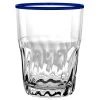 Cantina Blue DOF Glass (Set of 6) - Stylish Cocktail & Shot Glasses by TarHong