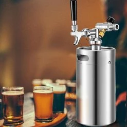 VEVOR 135 oz Pressurized Beer Growler | Adjustable Pressure Stainless Steel Mini Keg with Tap Faucet | Perfect for Restaurants, Bars & Home Use 17 VEVOR 135 oz Pressurized Beer Growler | Adjustable Pressure Stainless Steel Mini Keg with Tap Faucet | Perfect for Restaurants, Bars & Home Use -Drinkware Shop vevor beer growlers pjfpq4l0000000001v0 31 1000