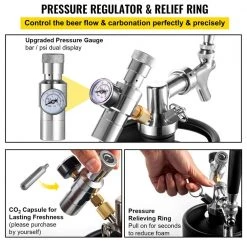 122 Oz. Mini Keg - 304 Stainless Steel Beer Growler with Dual Pressure Tap System & CO2 Regulator, Black - VEVOR 13 122 Oz. Mini Keg - 304 Stainless Steel Beer Growler with Dual Pressure Tap System & CO2 Regulator, Black - VEVOR -Drinkware Shop vevor beer growlers pjfpqhs4labqd2wsdv0 44 1000