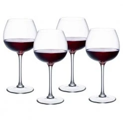 Villeroy & Boch Purismo 18.5 oz. Lead-Free Crystal Red Wine Glasses (Set of 4)