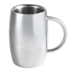 Visol Emerald 14 oz. Stainless Steel Double Walled Beer Mug - Insulated, Durable, & Stylish