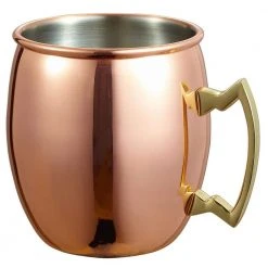 Kremlin 20 oz Mirrored Finish Moscow Mule Mug by Visol - Premium Cocktail Glass