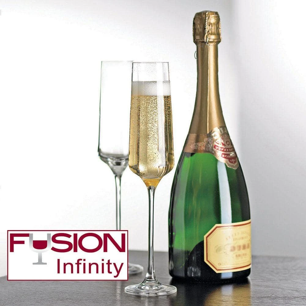 6.5 oz. Fusion Infinity Champagne Flutes - Elegant Wine Glasses by Wine Enthusiast 2 6.5 oz. Fusion Infinity Champagne Flutes - Elegant Wine Glasses by Wine Enthusiast - Image 2